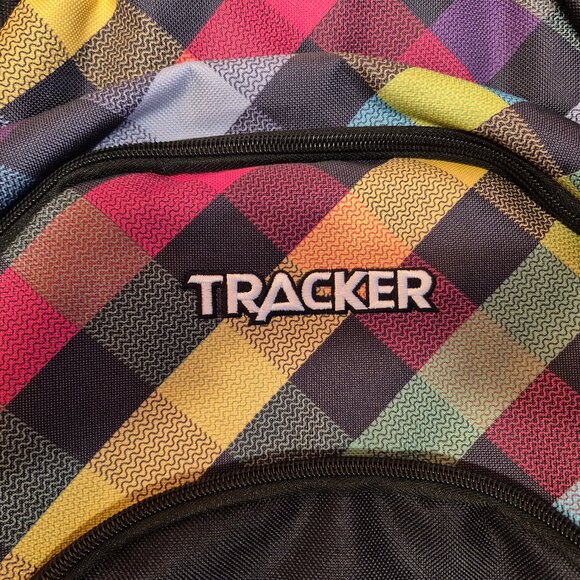 *Flash Sale half off lowerst price* backpack colorfull checkered rainbow school - Picture 2 of 11